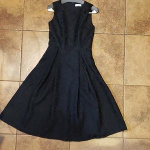 Calvin Klein size 4 women's dress black lace